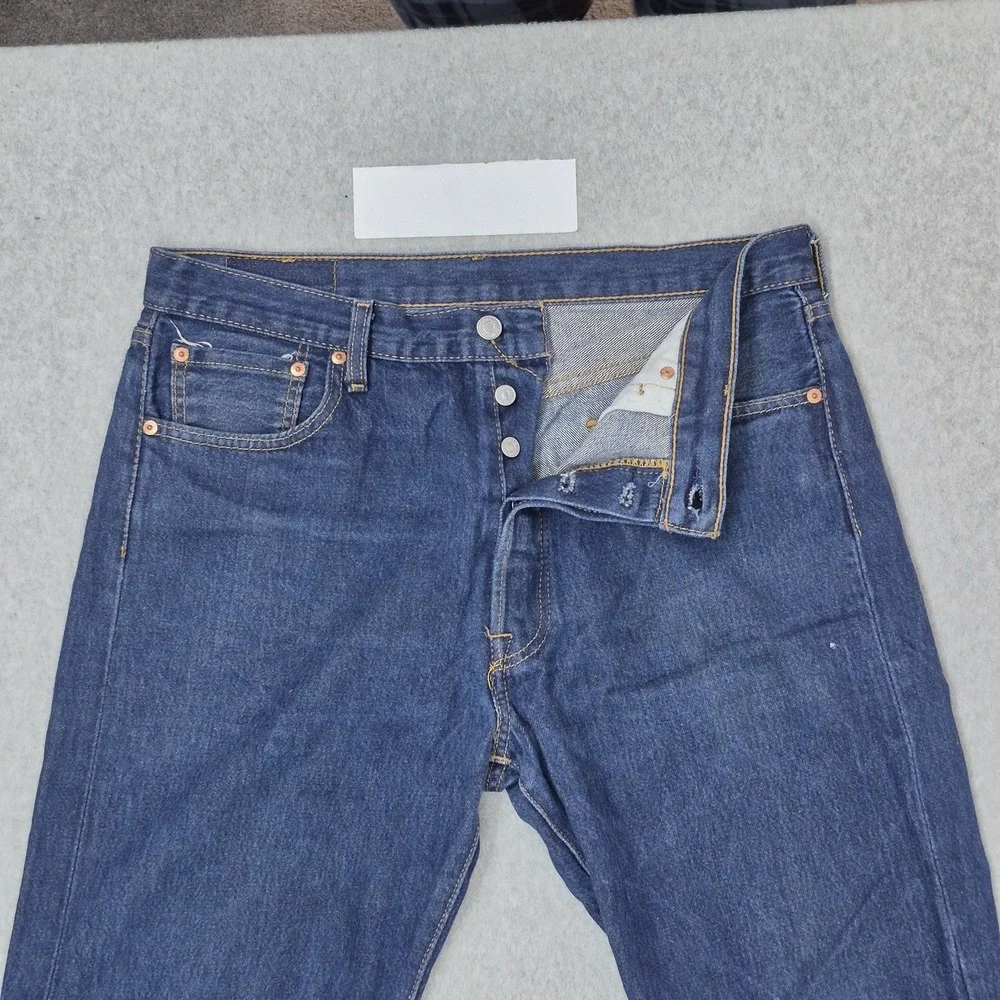 Levi's 501 Men Jeans 36X36 Blue Denim Original Fit Straight Leg‎ 32